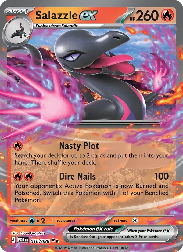 Salazzle ex (POR 016)