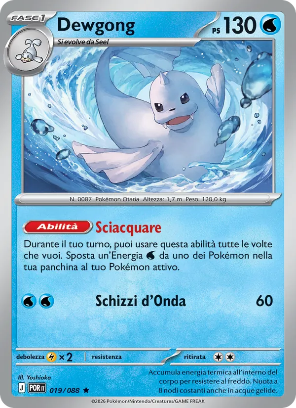 Dewgong (POR 019)