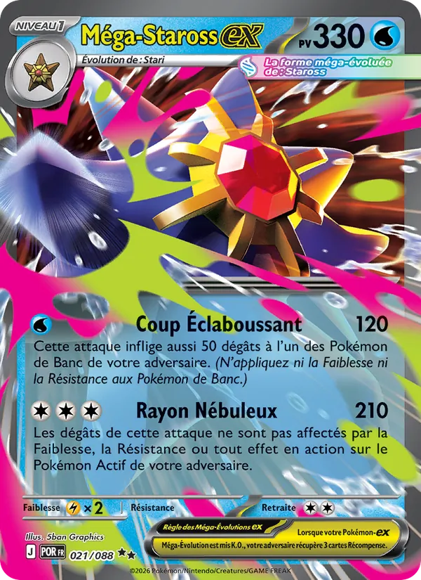 Mega Starmie ex (POR 021)