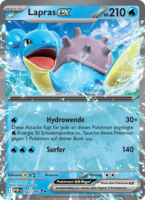Lapras ex (POR 022)
