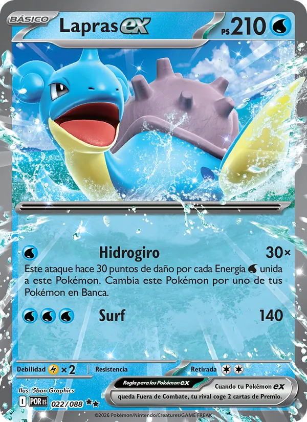Lapras ex (POR 022)