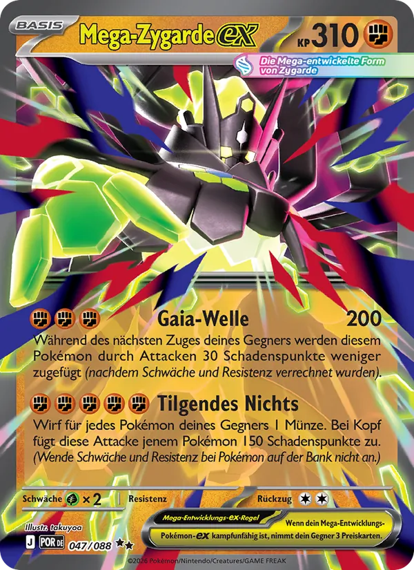 Mega Zygarde ex (POR 047)