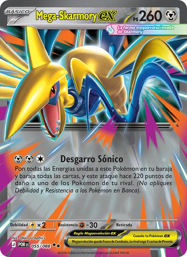 Mega Skarmory ex (POR 055)