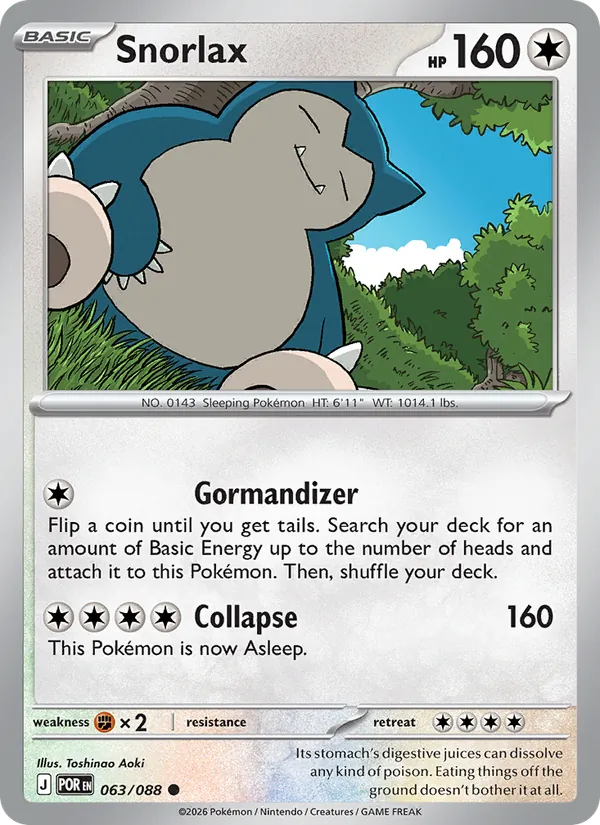 Snorlax (POR 063)