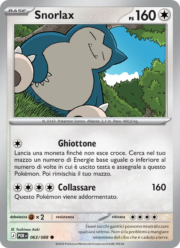 Snorlax (POR 063)