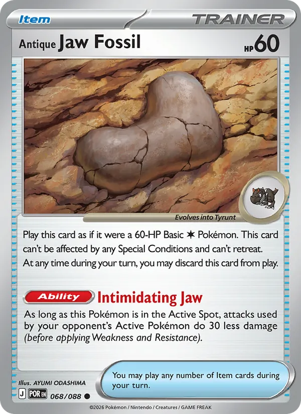 Antique Jaw Fossil (POR 068)