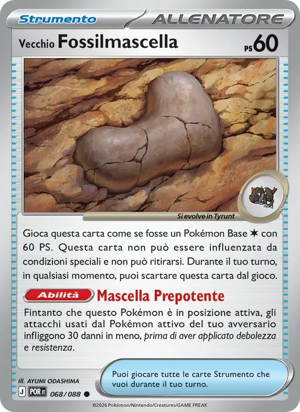 Antique Jaw Fossil (POR 068)