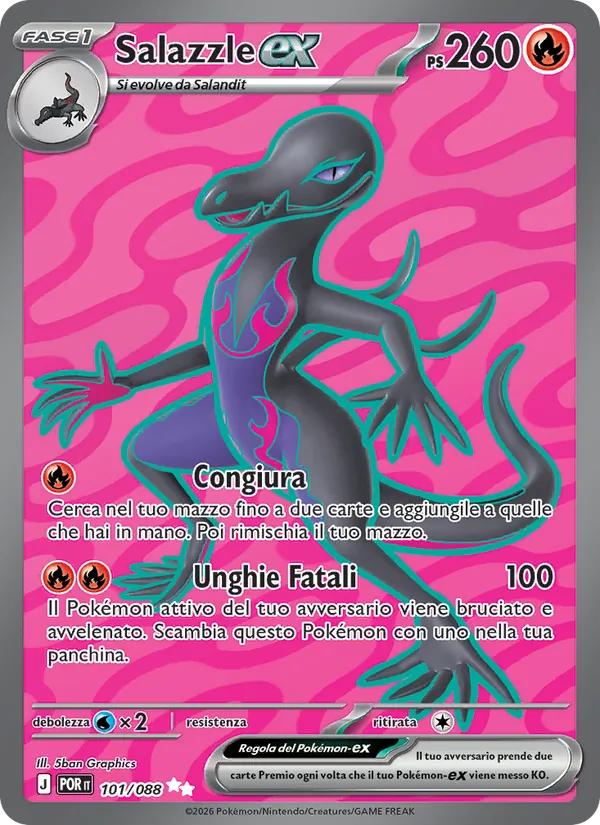 Salazzle ex (POR 101)