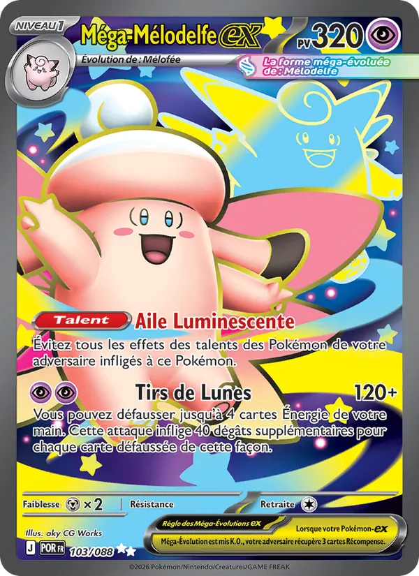 Mega Clefable ex (POR 103)