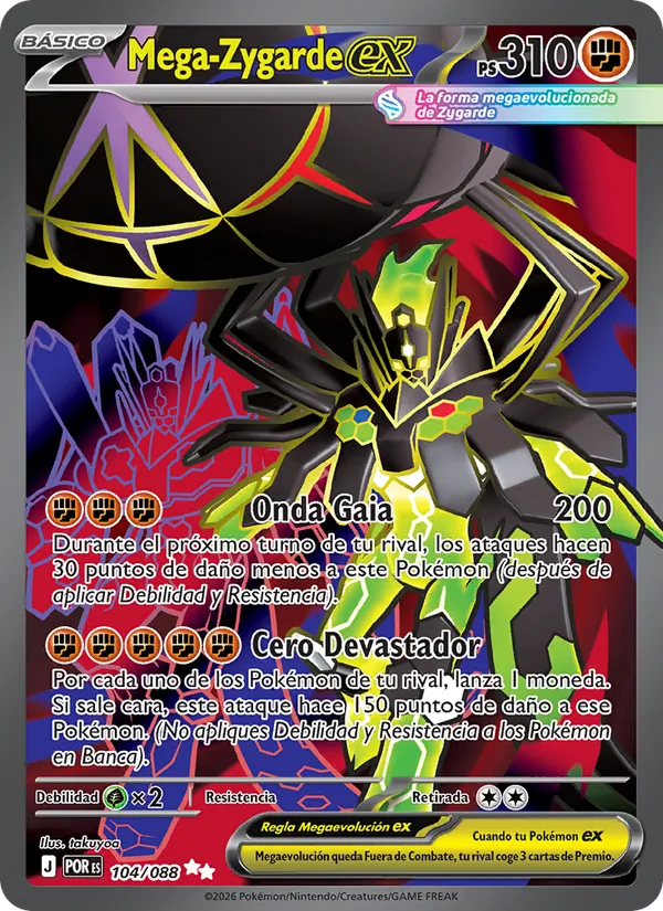 Mega Zygarde ex (POR 104)