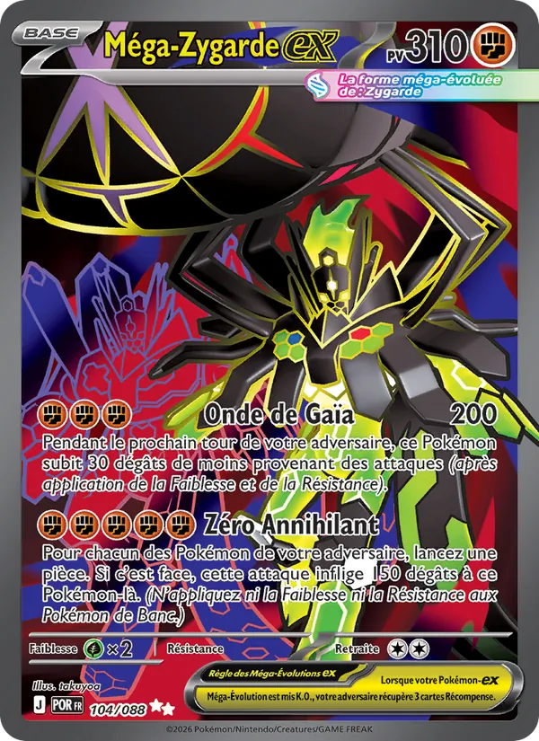 Mega Zygarde ex (POR 104)