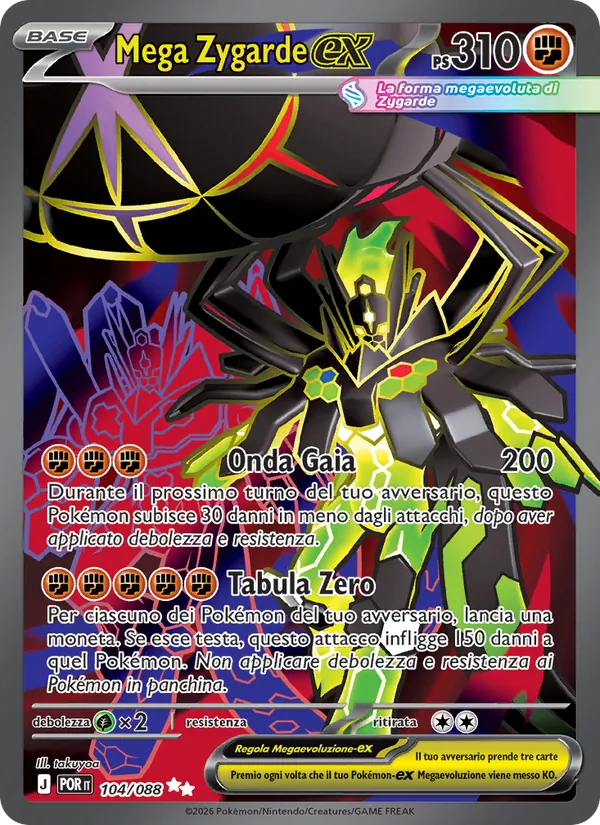 Mega Zygarde ex (POR 104)