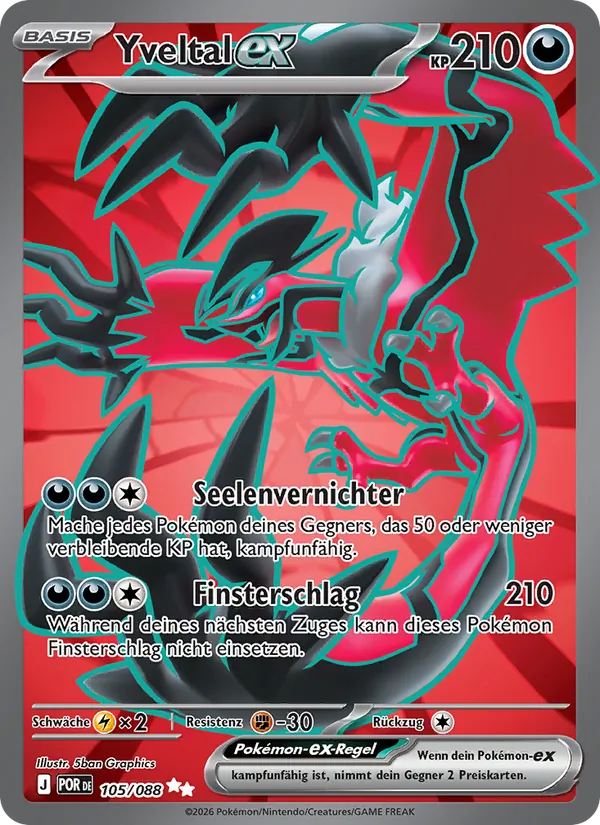 Yveltal ex (POR 105)
