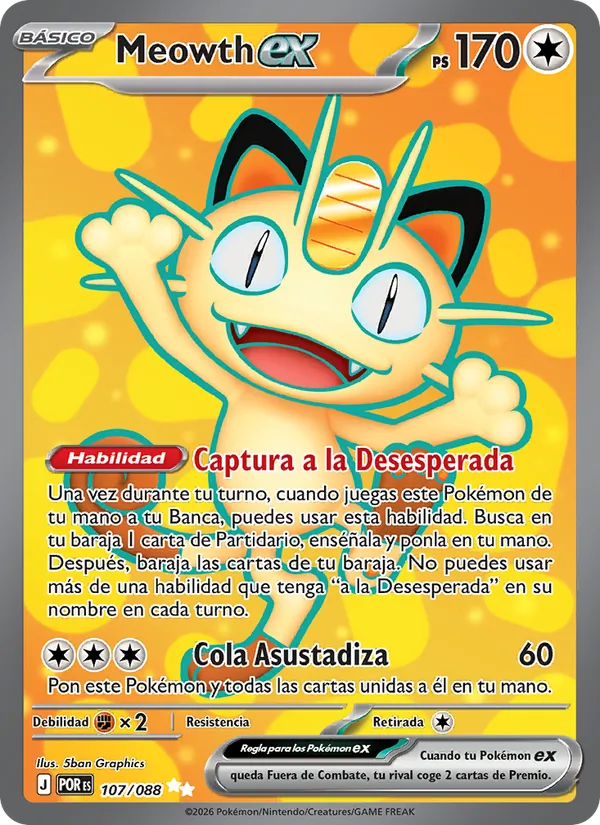 Meowth ex (POR 107)