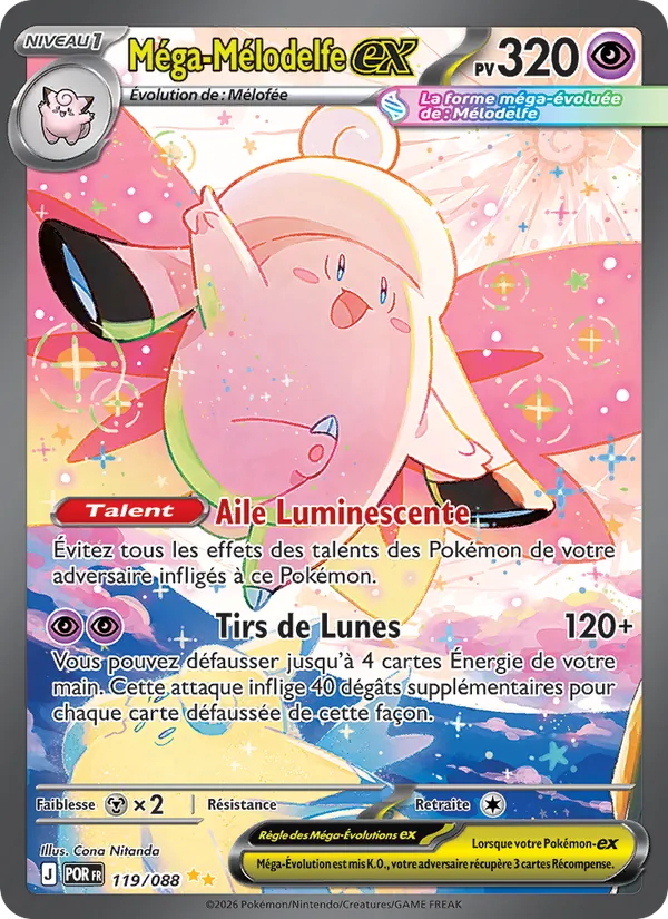 Mega Clefable ex (POR 119)