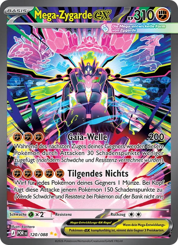 Mega Zygarde ex (POR 120)