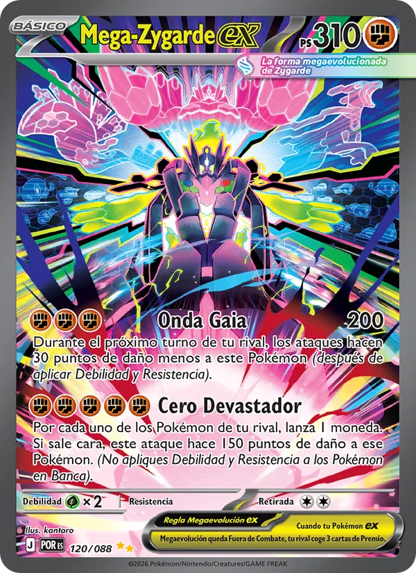 Mega Zygarde ex (POR 120)