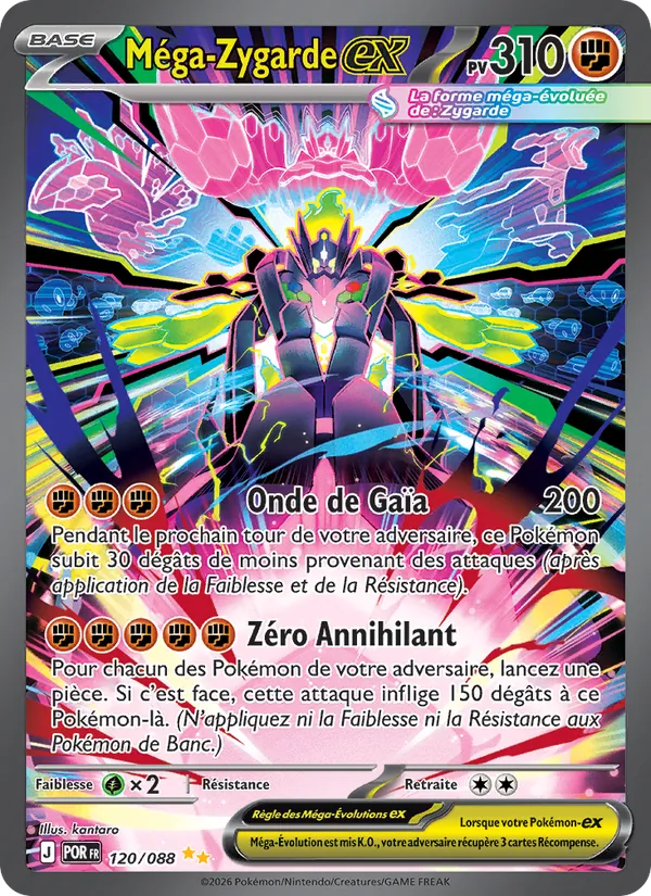 Mega Zygarde ex (POR 120)