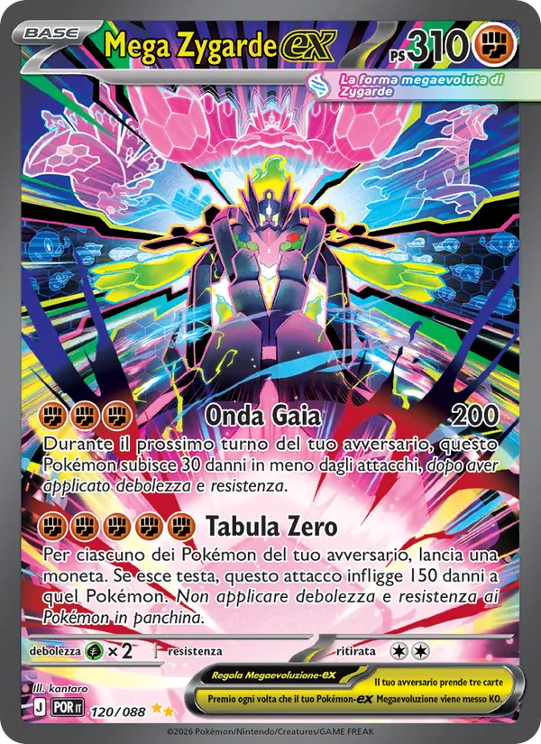 Mega Zygarde ex (POR 120)