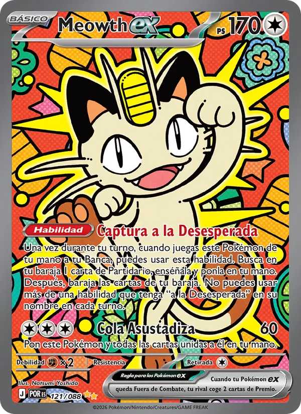 Meowth ex (POR 121)