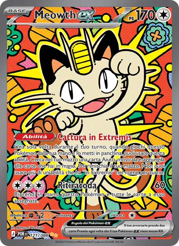 Meowth ex (POR 121)