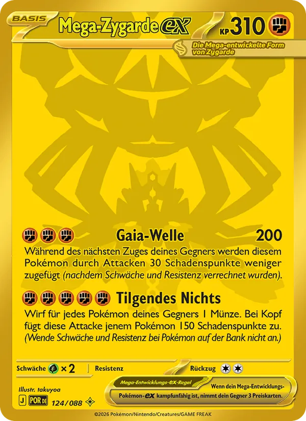 Mega Zygarde ex (POR 124)