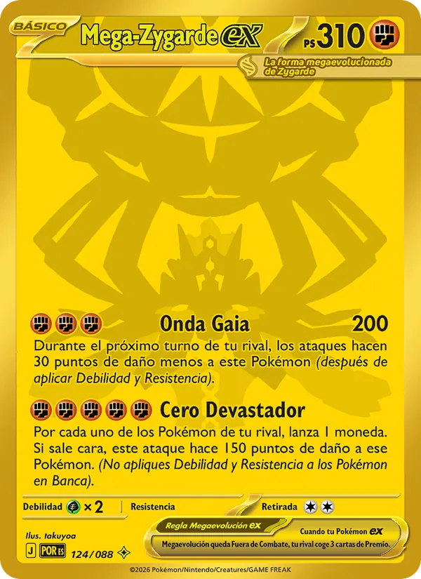 Mega Zygarde ex (POR 124)