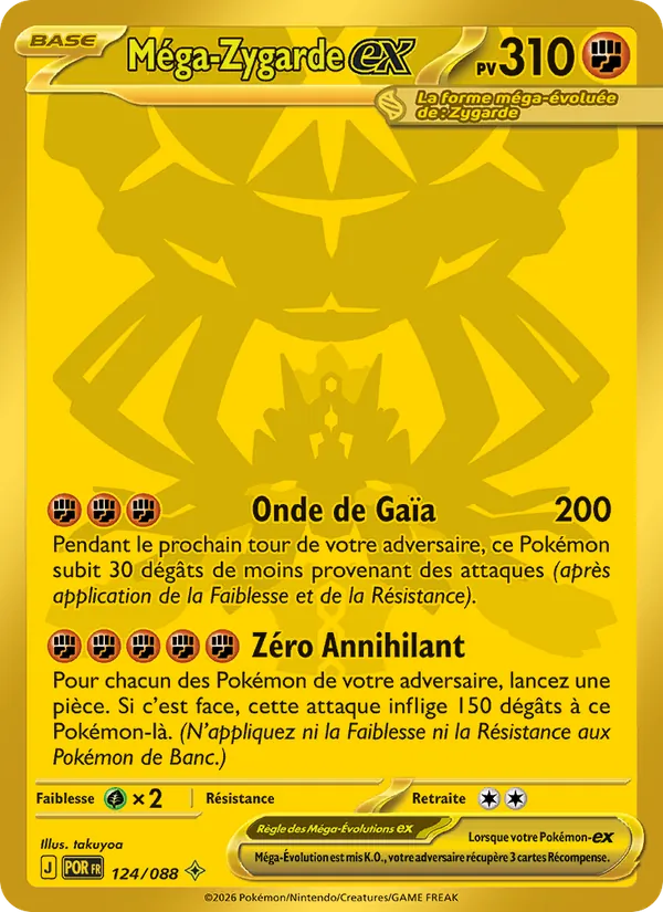 Mega Zygarde ex (POR 124)