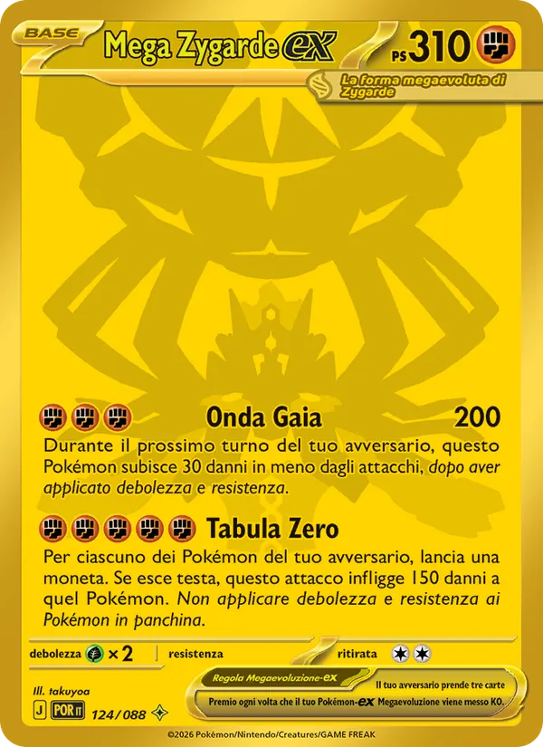 Mega Zygarde ex (POR 124)