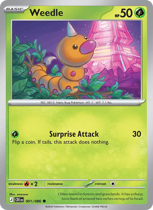 Weedle (CRI 001)
