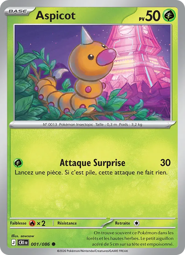 Weedle (CRI 001)