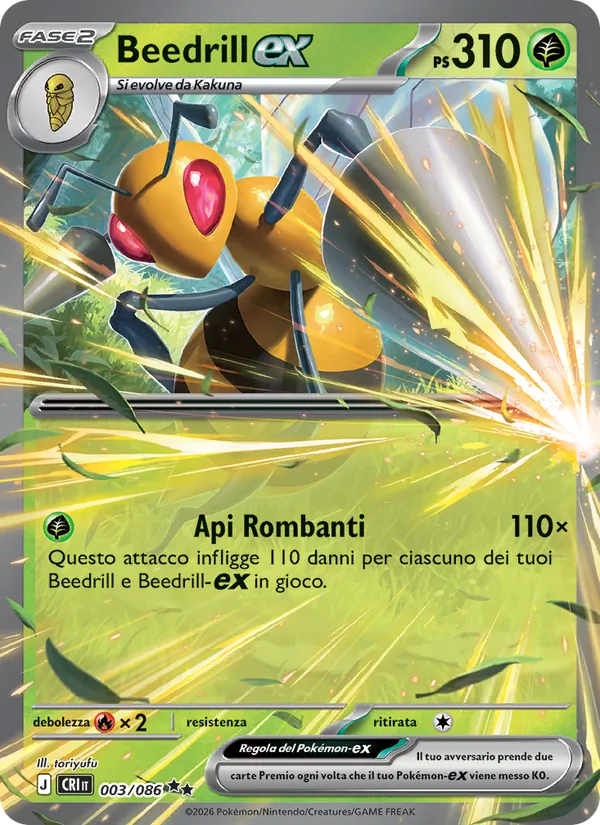 Beedrill ex (CRI 003)