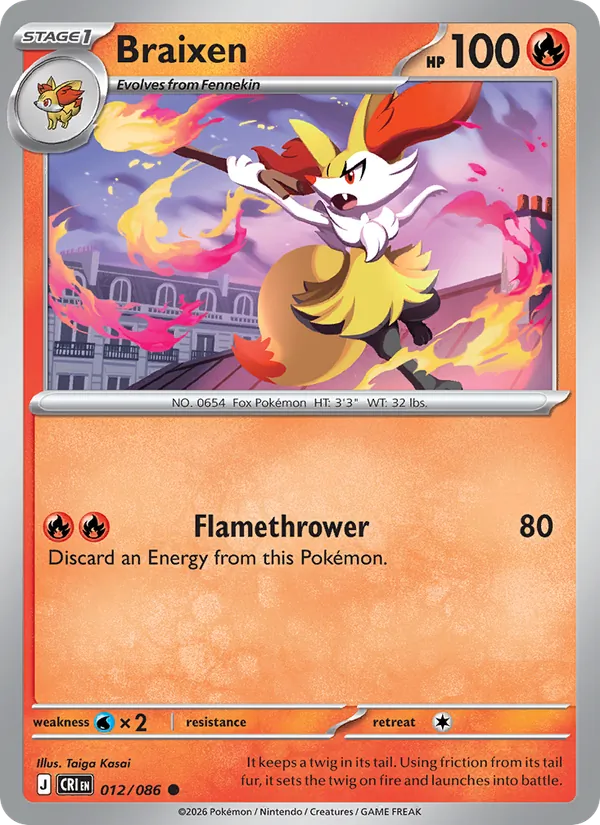 Braixen (CRI 012)