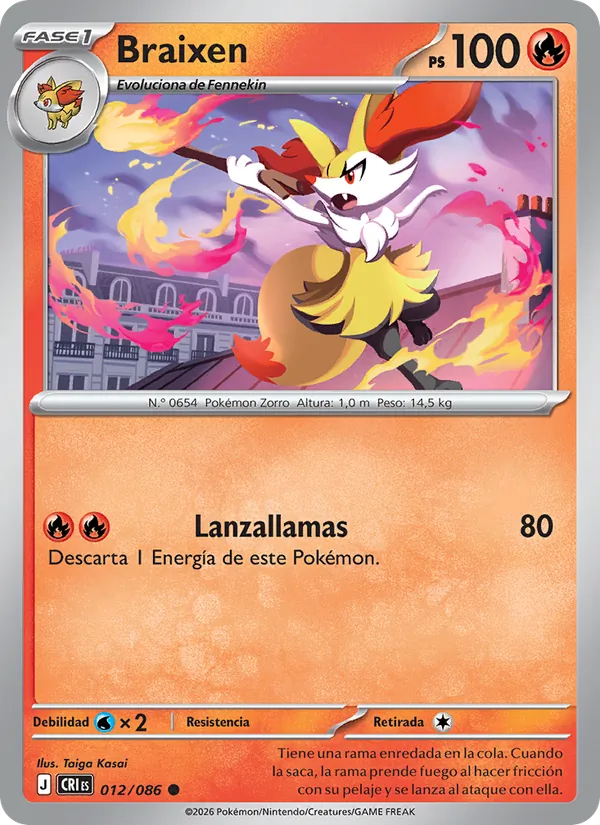 Braixen (CRI 012)
