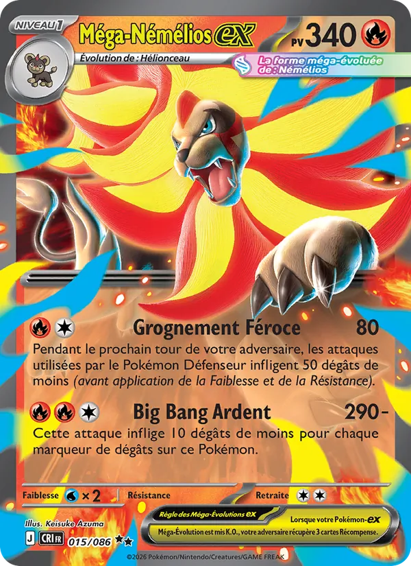 Mega Pyroar ex (CRI 015)