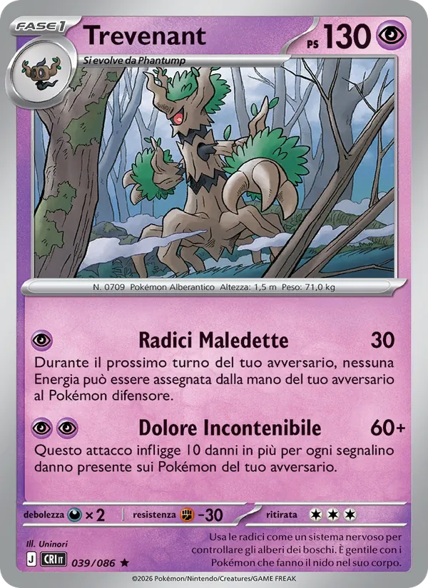 Trevenant (CRI 039)