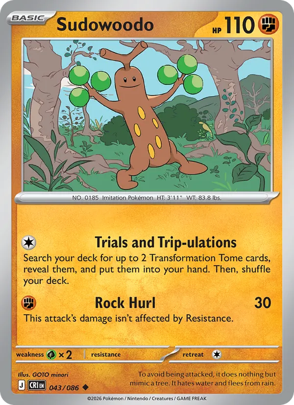 Sudowoodo (CRI 043)