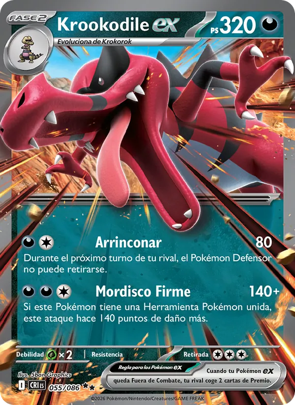 Krookodile ex (CRI 055)