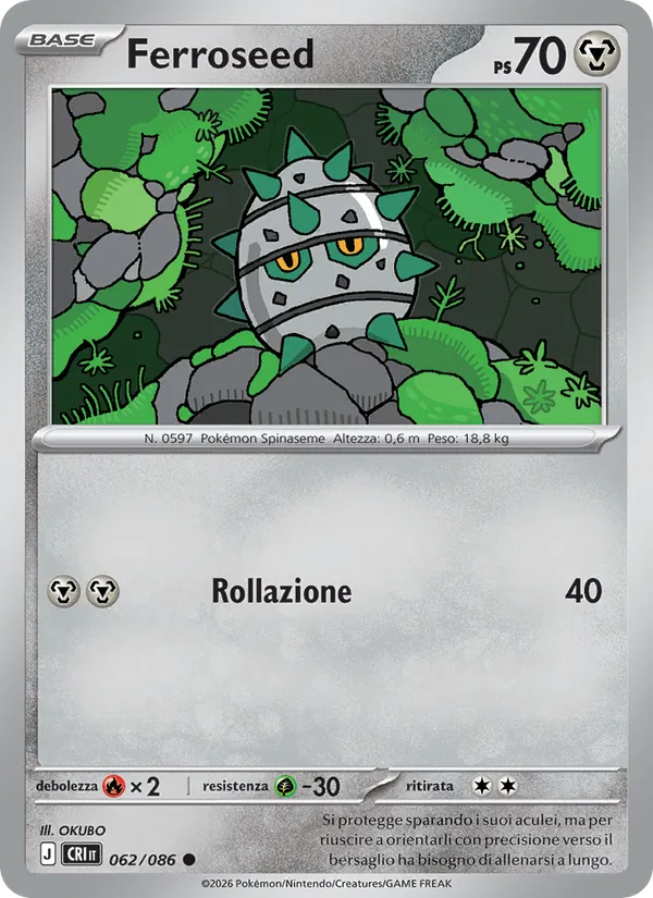 Ferroseed (CRI 062)