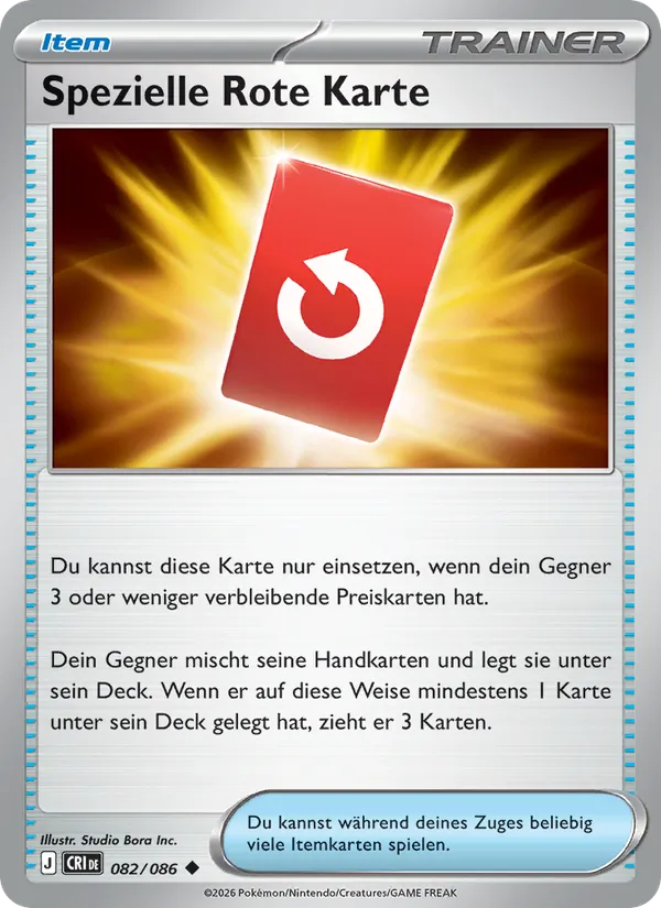 Special Red Card (CRI 082)