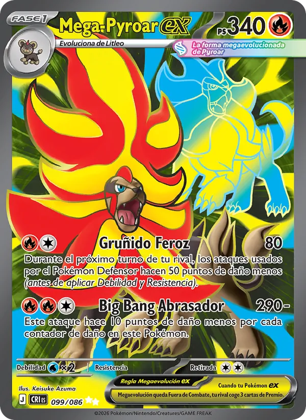 Mega Pyroar ex (CRI 099)