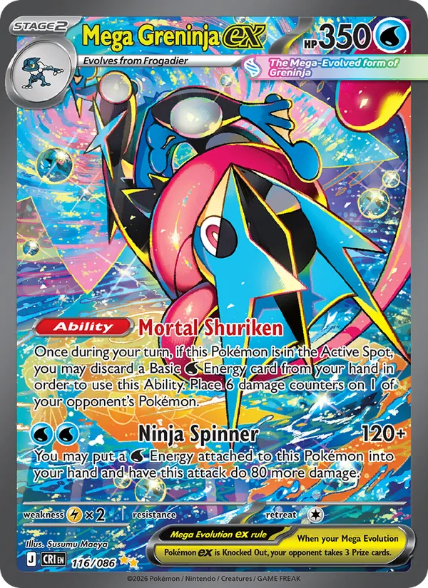 Mega Greninja ex (CRI 116)