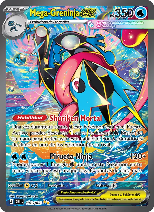 Mega Greninja ex (CRI 116)