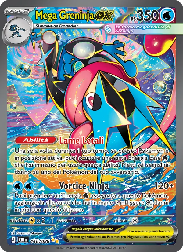 Mega Greninja ex (CRI 116)