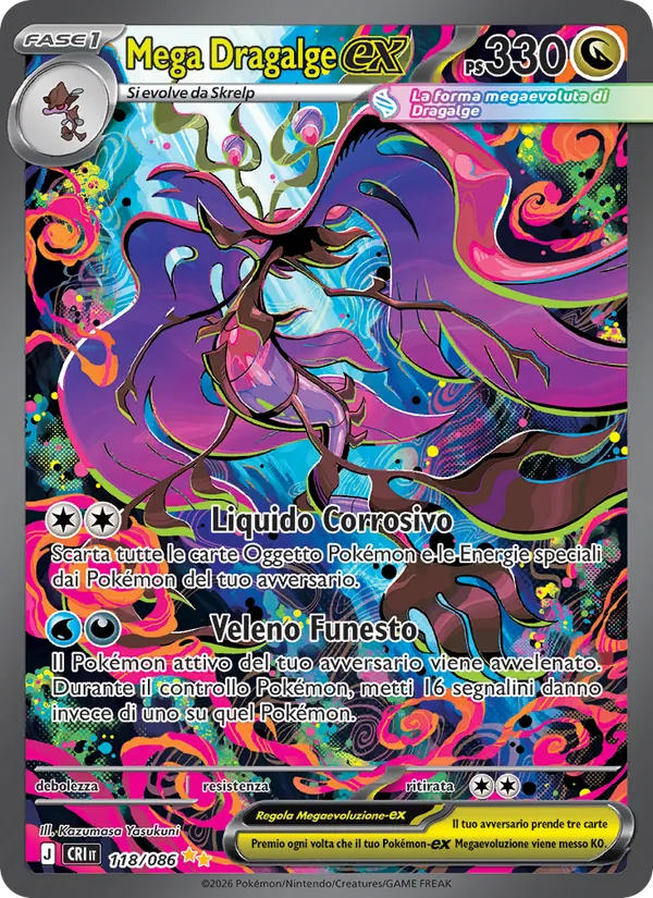 Mega Dragalge ex (CRI 118)