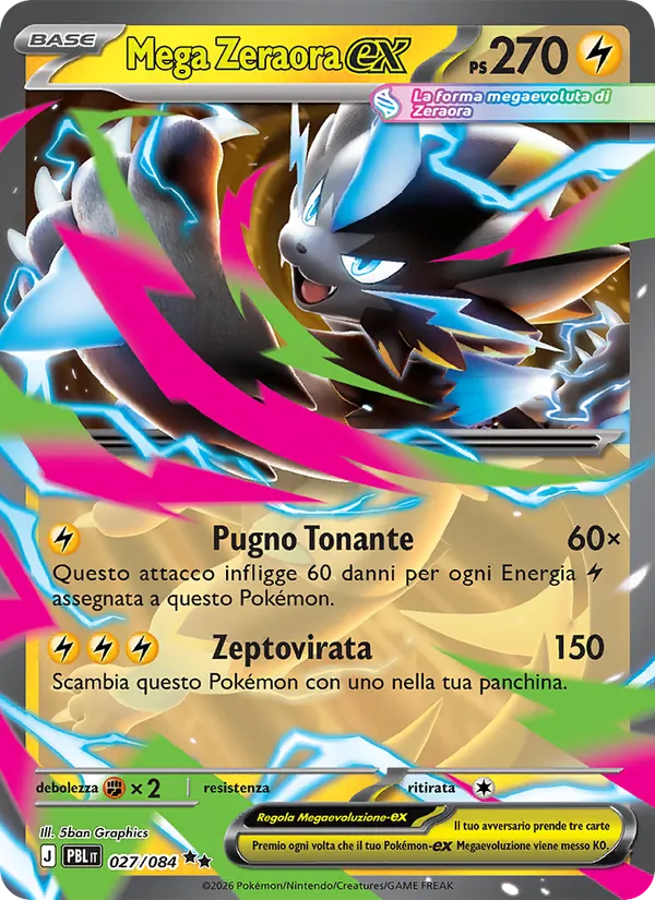 Mega Zeraora ex (PBL 027)