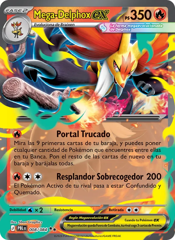 Mega Delphox ex (PBL 008)