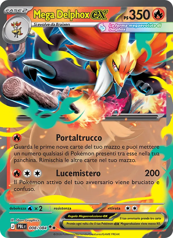 Mega Delphox ex (PBL 008)