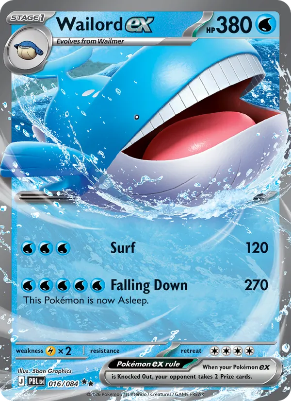 Wailord ex (PBL 016)
