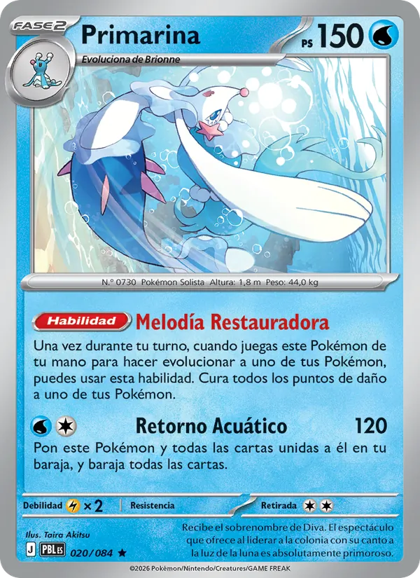 Primarina (PBL 020)